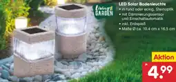 Netto Marken-Discount Living GARDEN LED Solar Bodenleuchte Angebot