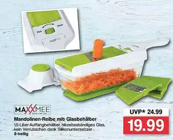 Famila Nord West Maxxmee Mandolinen-reibe Mit Glasbehälter Angebot