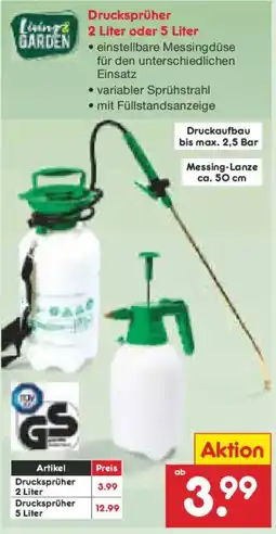 Netto Marken-Discount Living GARDEN Drucksprüher Lin Angebot