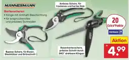 Netto Marken-Discount MANNESMANN Gartenscheren Angebot
