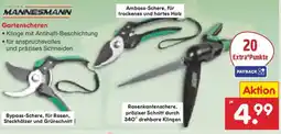 Netto Marken-Discount MANNESMANN Gartenscheren Angebot