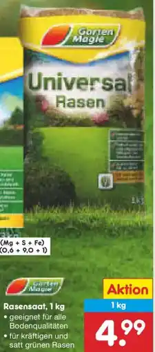 Netto Marken-Discount Garten Magie Rasensaat Angebot
