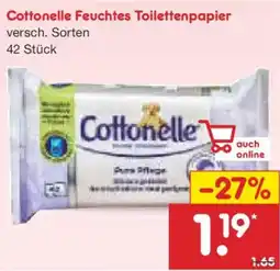 Netto Marken-Discount Cottonelle Feuchtes Toilettenpapier Angebot