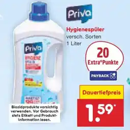 Netto Marken-Discount Priva Hygienespüler Angebot