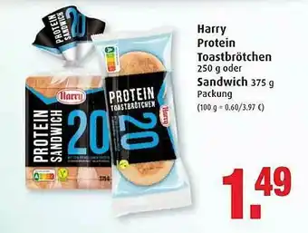 Markant Harry Protein Toastbrötchen Oder Sandwich Angebot