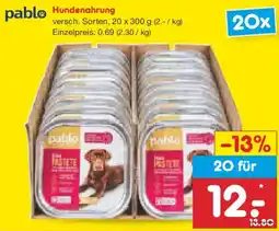 Netto Marken-Discount pable Hundenahrung Angebot