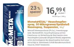 Alliance Healthcare MometaHEXAL Heuschnupfen- spray, 50 Mikrogramm/Sprühstoẞ Nasenspray, Suspension Angebot