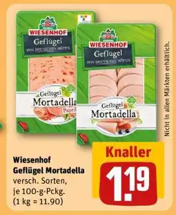 REWE Wiesenhof Geflügel Mortadella Angebot