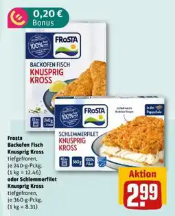 REWE Frosta Backofen Fisch knusprig-kross Angebot