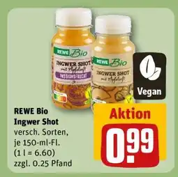 REWE REWE Bio Ingwer Shot Angebot
