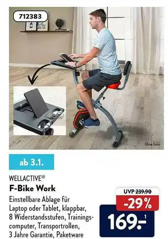 Aldi Süd Wellactive F-bike Work Angebot