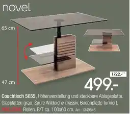 Zurbrüggen novel Couchtisch 5655 Angebot