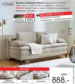 Zurbrüggen novel Boxspring-Funktionssofa CHARLIZE Angebot