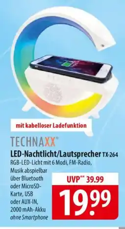Famila Nord Ost TECHNAXX LED-Nachtlicht/Lautsprecher TX-264 Angebot