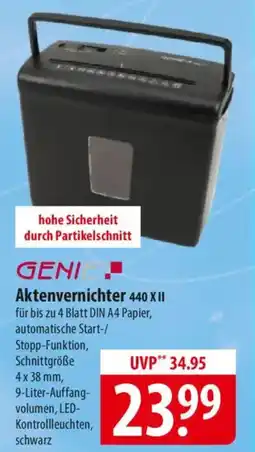Famila Nord Ost GENIE Aktenvernichter 440 XII Angebot