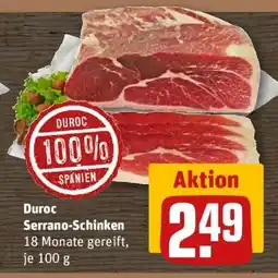 REWE Duroc Serrano - Schinken Angebot