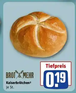 REWE Kaiserbrötchen² Angebot