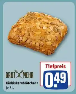 REWE Kürbiskernbrötchen Angebot