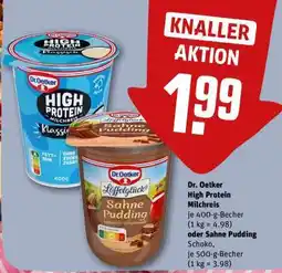 REWE Dr. Oetker High Protein Milchreis Angebot