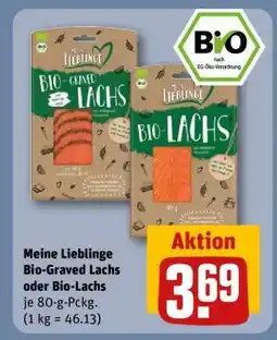 REWE Meine Lieblinge Bio-Graved Lachs oder Bio-Lachs Angebot