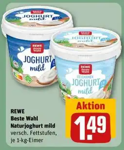 REWE REWE Beste Wahl Naturjoghurt mild Angebot