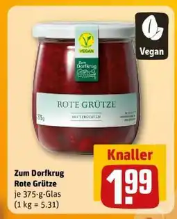 REWE Zum Dorfkrug Rote Grütze Angebot
