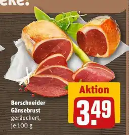 REWE Berschneider Gänsebrust Angebot
