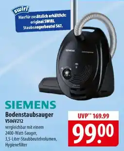 Famila Nord Ost SIEMENS Bodenstaubsauger VS06V212 Angebot