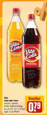 REWE Vita Cola oder Limo Angebot