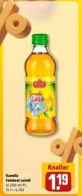 REWE KUNELLA FEINKOST Leinöl Angebot