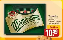 REWE Wernesgrüner Angebot