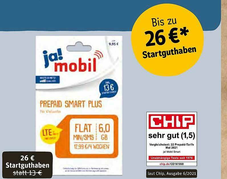 Ja! Mobil Angebot bei REWE Kaufpark