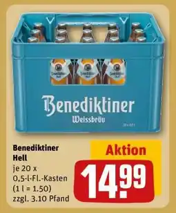 REWE Benediktiner Hell Angebot