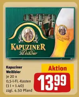 REWE Kapuziner Weißbier Angebot