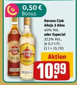 REWE HAVANA CLUB Añejo 3 Años oder Especial Angebot