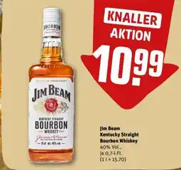 REWE Jim Beam Kentucky Straight Bourbon Whiskey Angebot