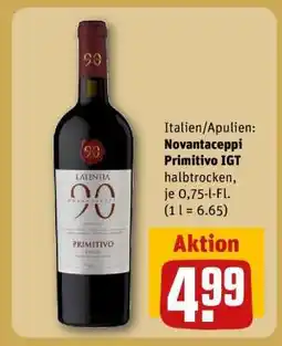 REWE Novantaceppi Primitivo IGT Angebot