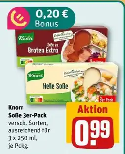 REWE Knorr Soße 3er-Pack Angebot