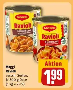 REWE Maggi Ravioli Angebot