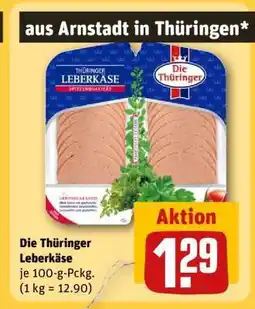 REWE Die Thüringer Leberkäse Angebot