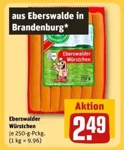 REWE EBERSWALDER Würstchen Angebot