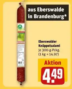 REWE EBERSWALDER Knüppelsalami Angebot