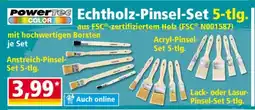 Norma Echtholz-Pinsel-Set 5-tlg Angebot