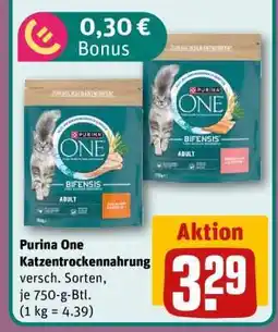 REWE Purina One Katzentrocken­nahrung Angebot