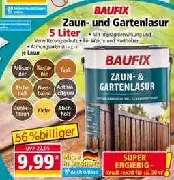 Norma BAUFIX Zaun- und Gartenlasur Angebot