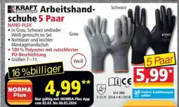 Norma Arbeitshandschuhe 5 Paar Angebot