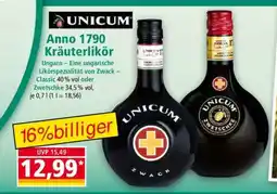 Norma Anno 1790 Kräuterlikör Angebot
