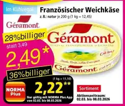Norma Französischer Weichkäse Angebot