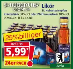 Norma St. Hubertustropfen Likör Angebot