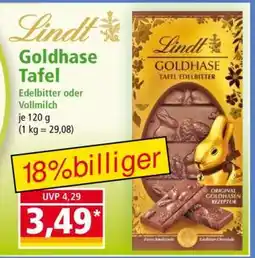 Norma LINDT Goldhase Tafel Angebot